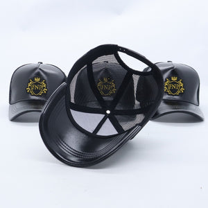 FNP Leather Trucker Hat