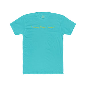 Focused Never Pressed printed Men's Cotton Crew Tee