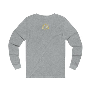 Unisex Focused logo print Long Sleeve Tee