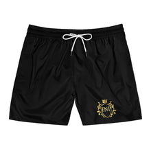 Load image into Gallery viewer, FNP (Focused Never Pressed) Men&#39;s Mid-Length Swim Shorts (AOP)