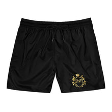 Load image into Gallery viewer, FNP (Focused Never Pressed) Men&#39;s Mid-Length Swim Shorts (AOP)